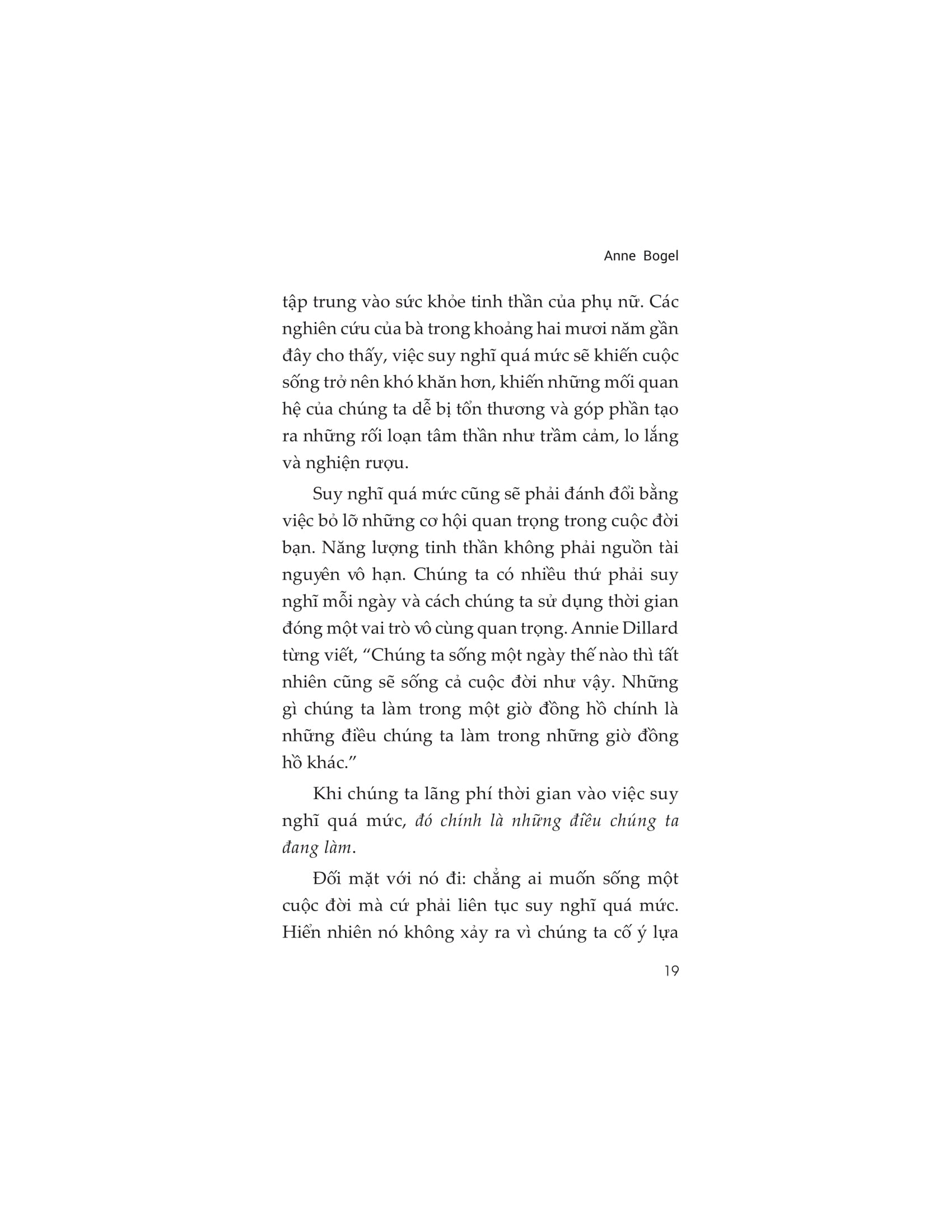 suy nghĩ độc hại