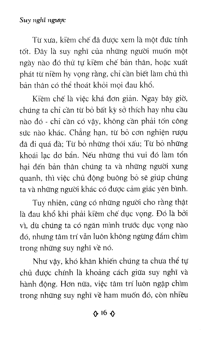 suy nghĩ ngược - cuốn sách cải thiện suy nghĩ giúp bạn sống chủ động, tích cực và thành công