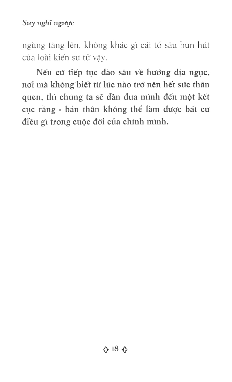 suy nghĩ ngược - cuốn sách cải thiện suy nghĩ giúp bạn sống chủ động, tích cực và thành công