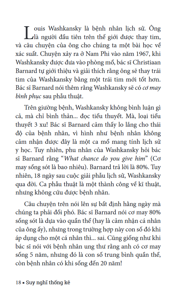 suy nghĩ thống kê trong đời thường