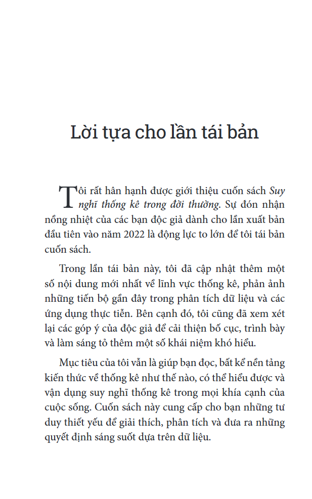 suy nghĩ thống kê trong đời thường