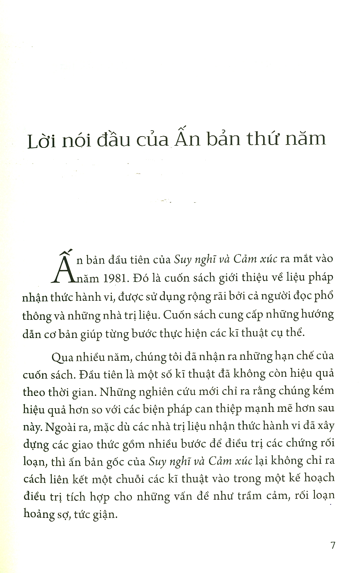 suy nghĩ và cảm xúc