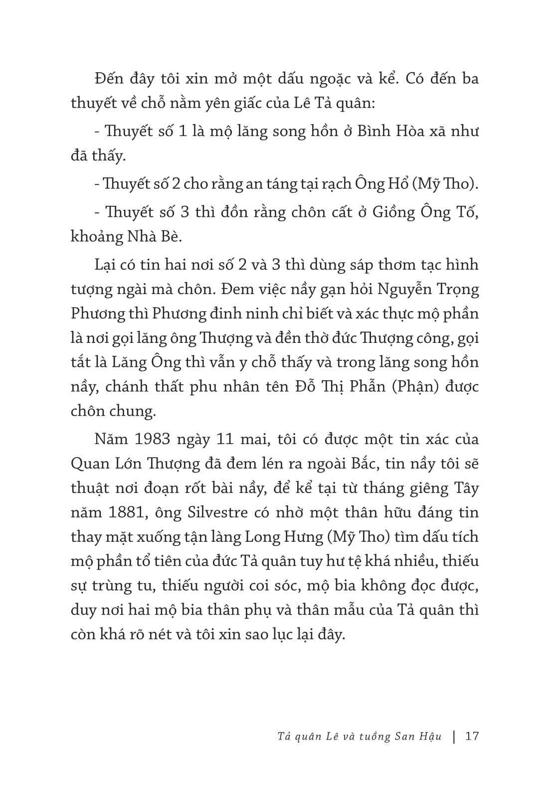 Ta Quan Le Va Tuong San Hau - Bia Cung