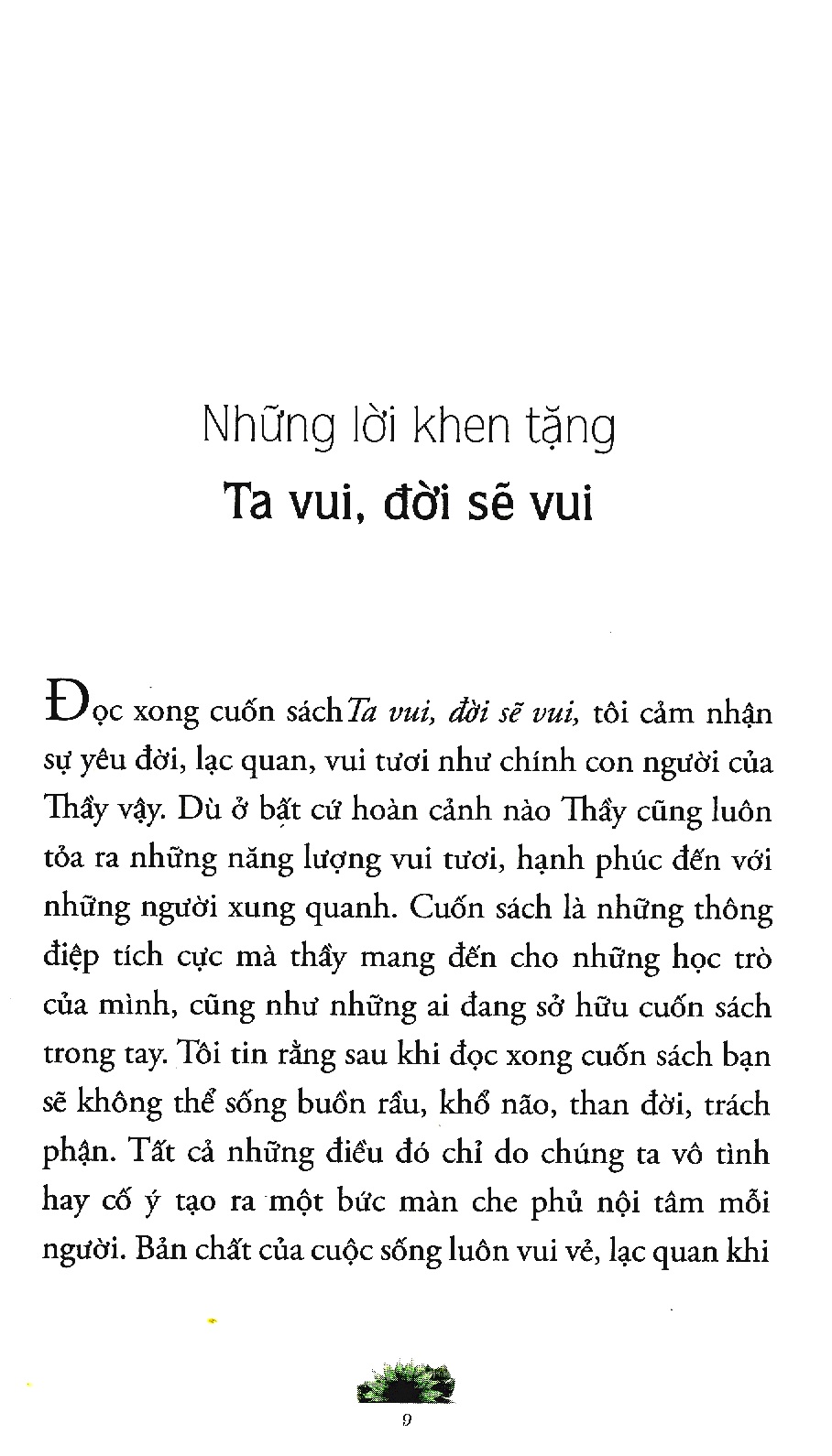 ta vui đời sẽ vui