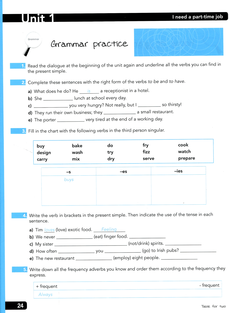 table for two - english for restaurant (+cd)