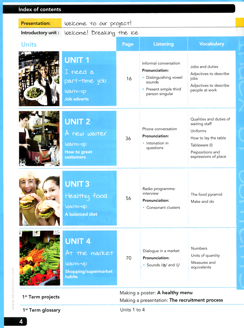 table for two - english for restaurant (+cd)