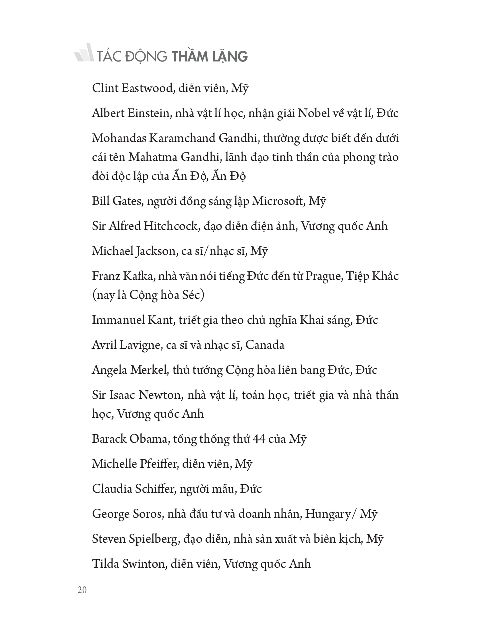 tác động thầm lặng