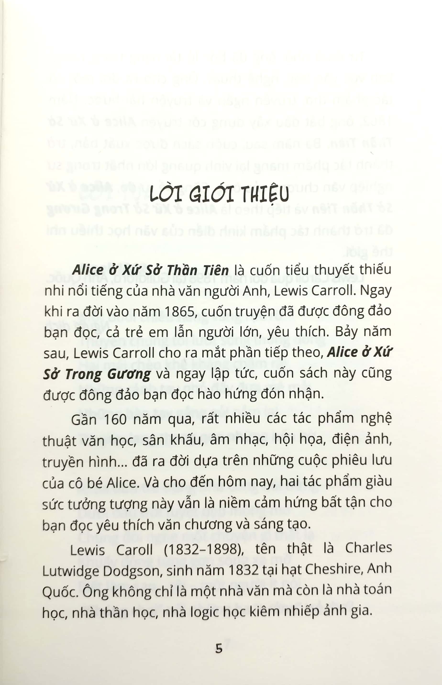tác phẩm chọn lọc - văn học anh - alice ở xứ sở thần tiên (tái bản 2024)