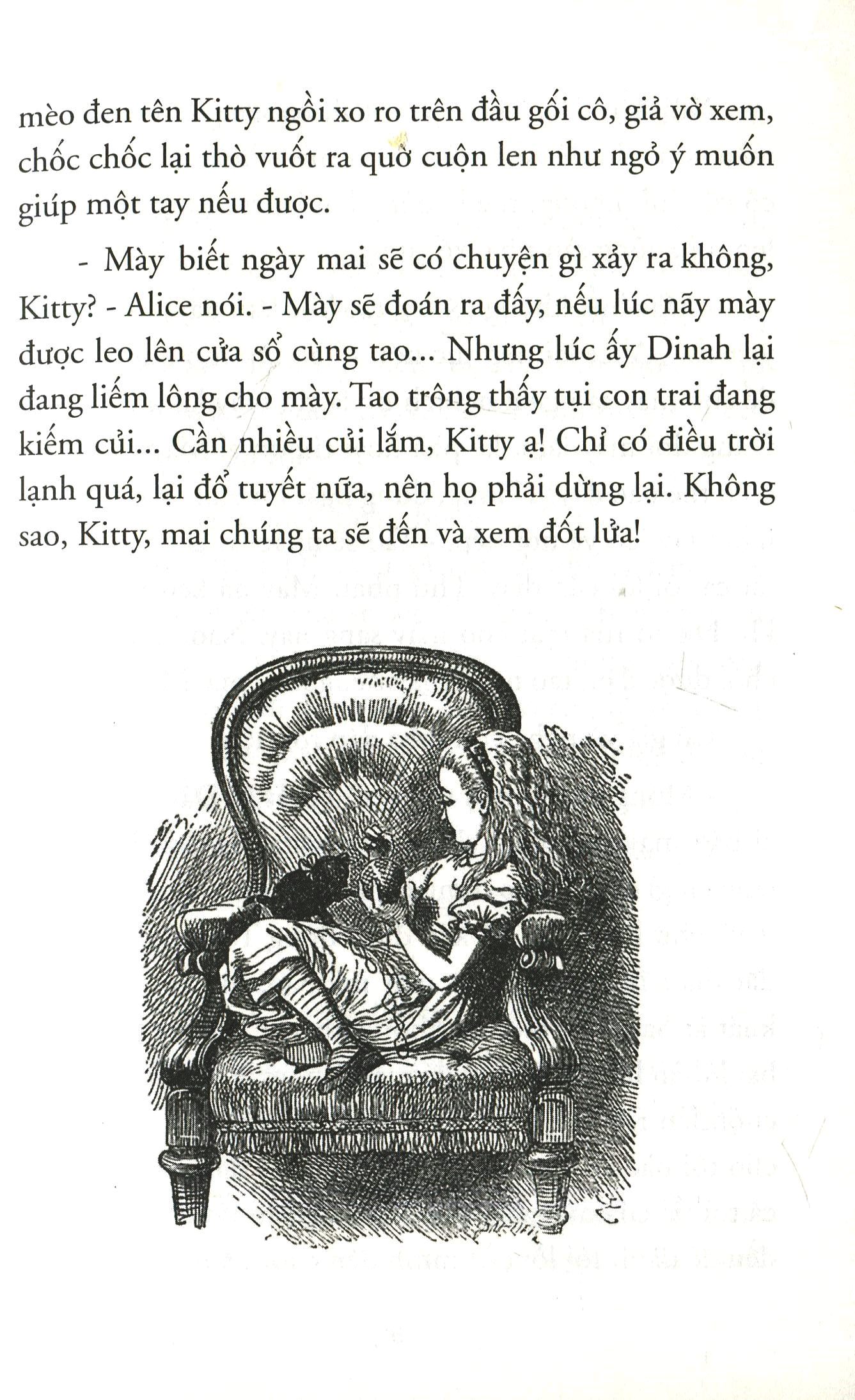 tác phẩm chọn lọc - văn học anh - alice ở xứ sở trong gương (tái bản 2022)