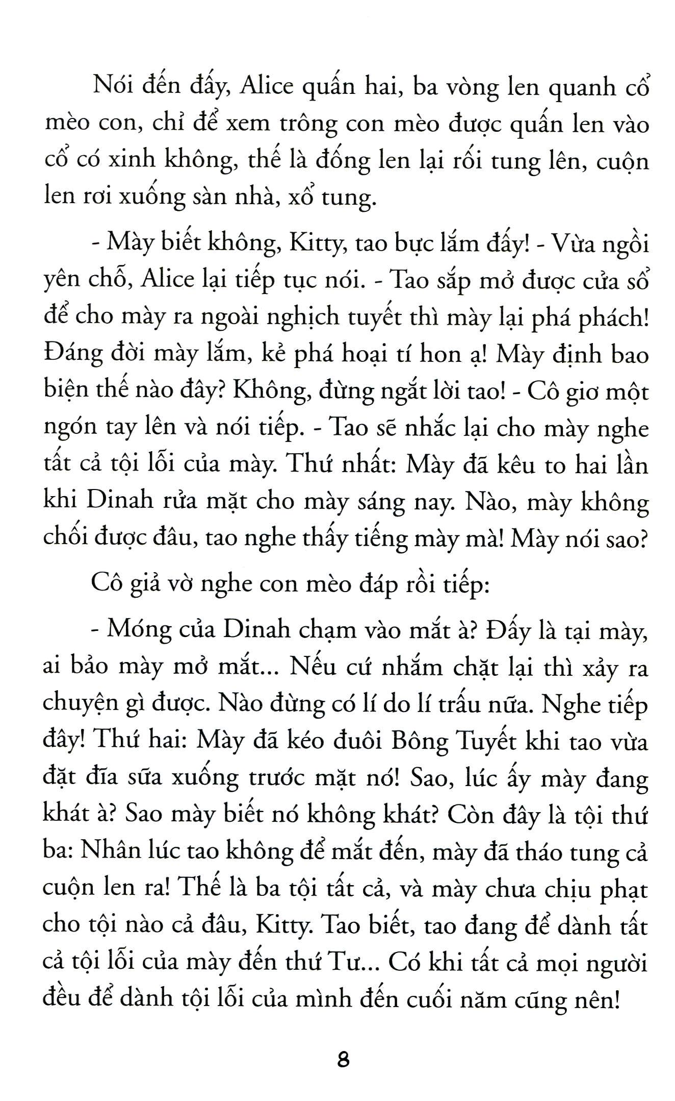 tác phẩm chọn lọc - văn học anh - alice ở xứ sở trong gương (tái bản 2022)