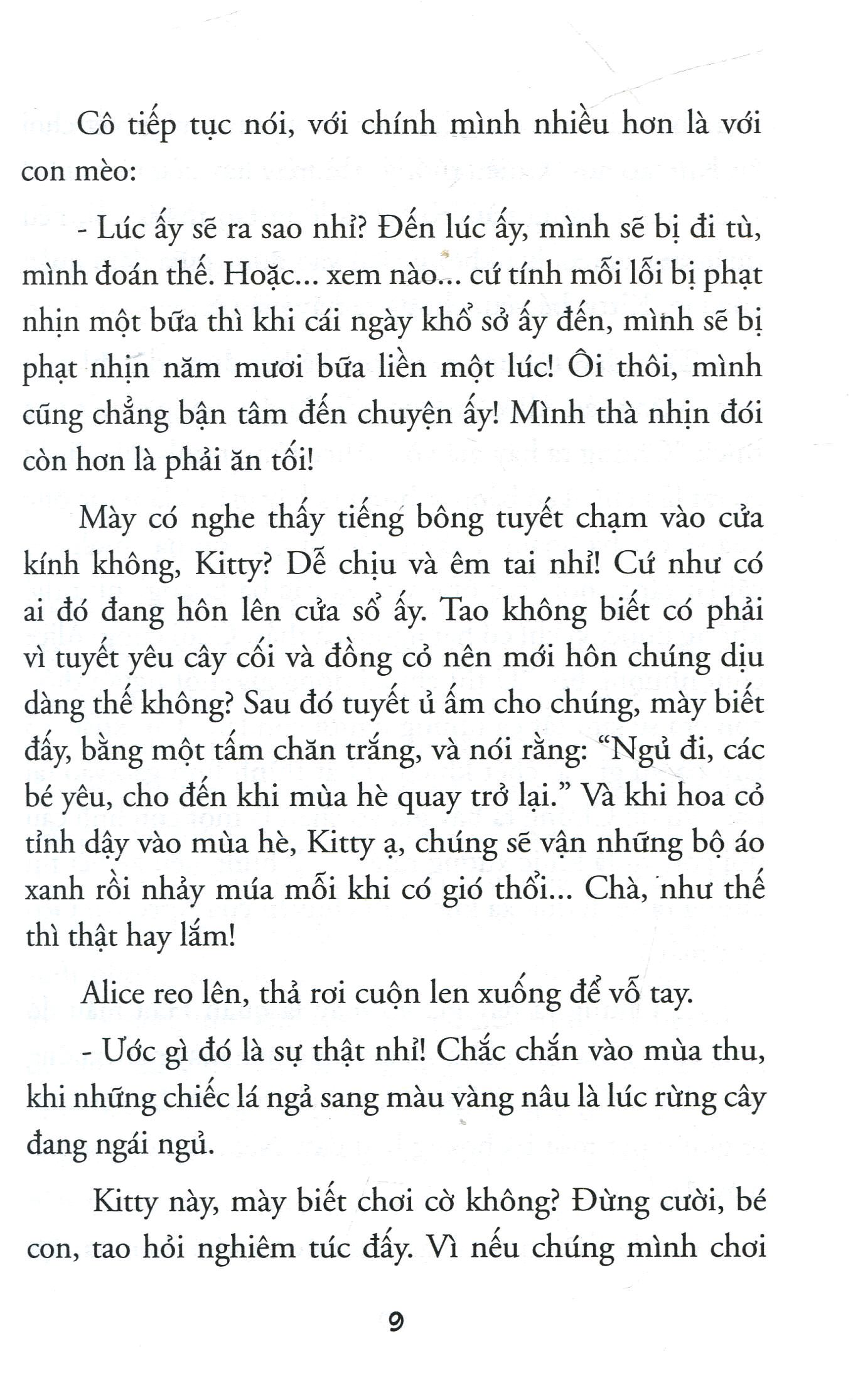 tác phẩm chọn lọc - văn học anh - alice ở xứ sở trong gương (tái bản 2022)