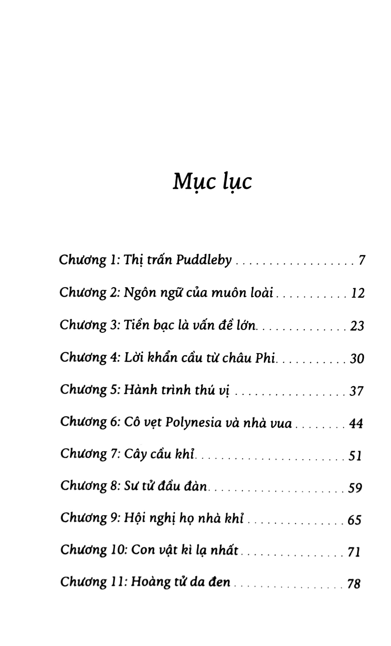 tác phẩm chọn lọc văn học anh - những cuộc phiêu lưu của bác sĩ dolittle