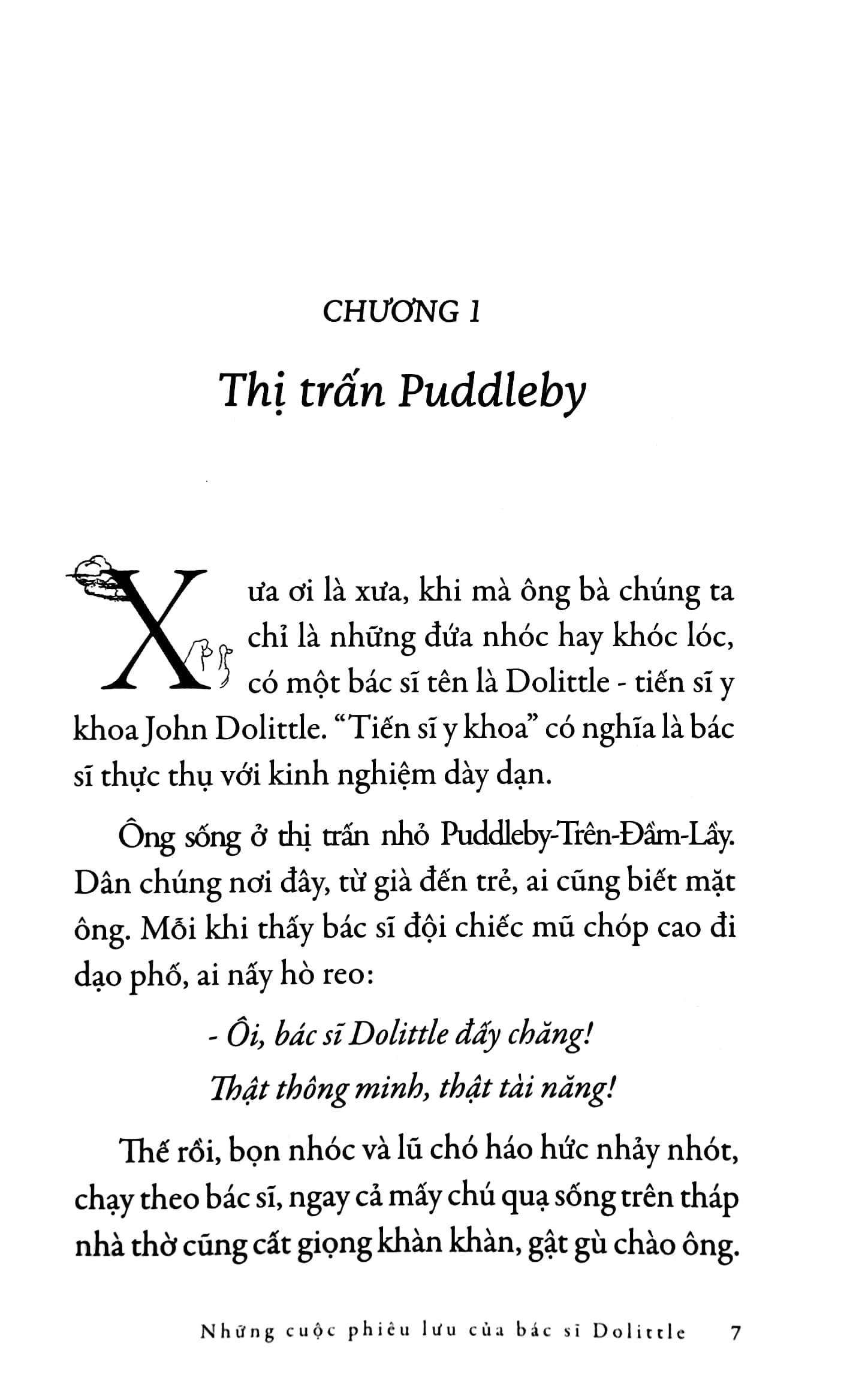 tác phẩm chọn lọc văn học anh - những cuộc phiêu lưu của bác sĩ dolittle