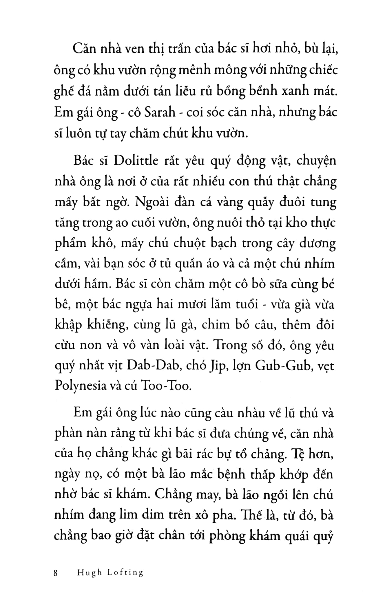 tác phẩm chọn lọc văn học anh - những cuộc phiêu lưu của bác sĩ dolittle