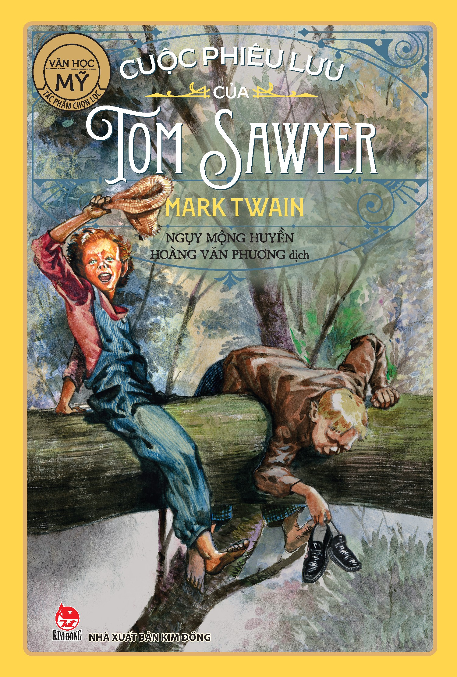 tác phẩm chọn lọc - văn học mỹ - cuộc phiêu lưu của tom sawyer (tái bản 2024)