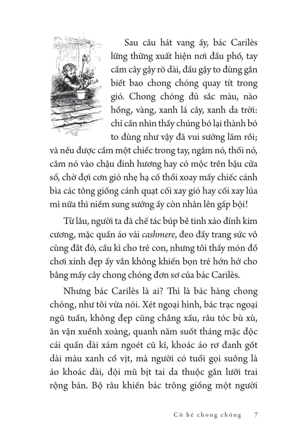 tác phẩm chọn lọc - văn học pháp - cô bé chong chóng