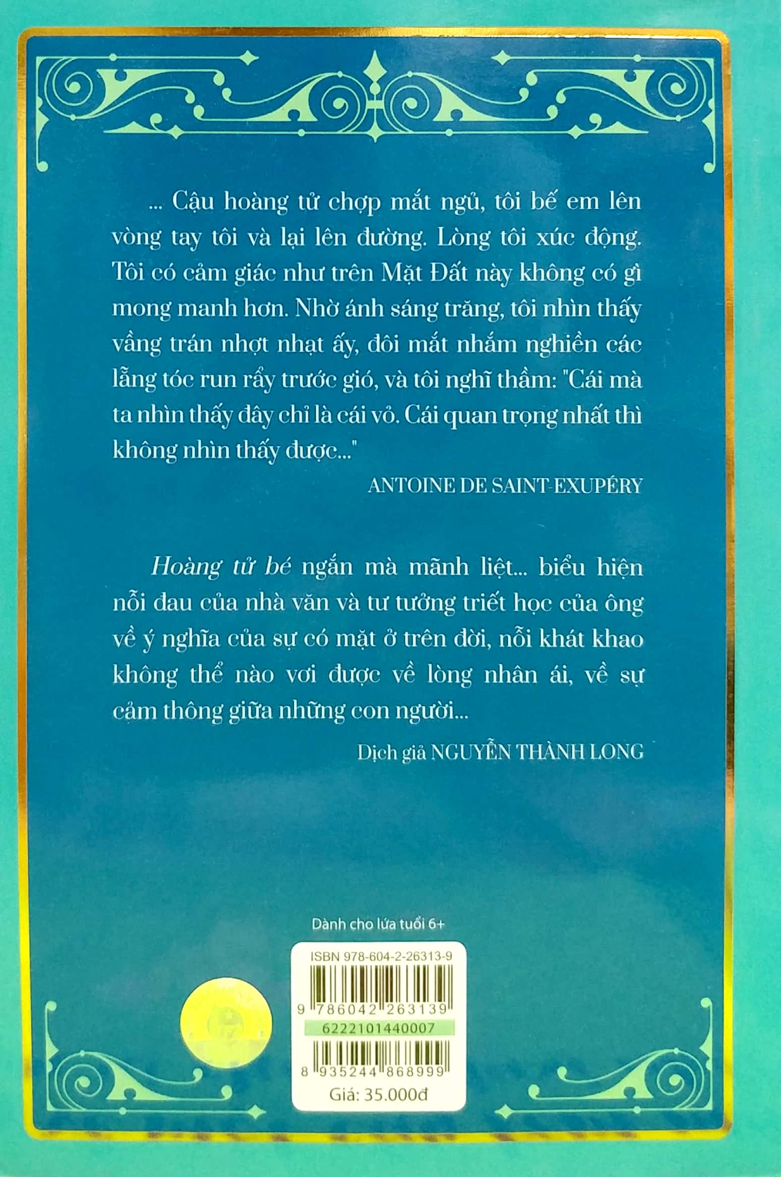 Tac Pham Chon Loc - Van Hoc Phap - Hoang Tu Be (Tai Ban)