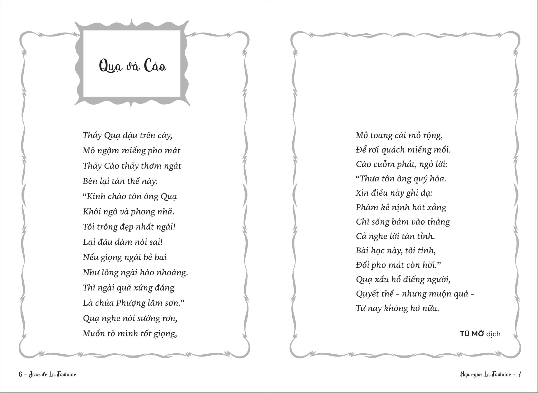 tác phẩm chọn lọc - văn học pháp - ngụ ngôn la fontaine