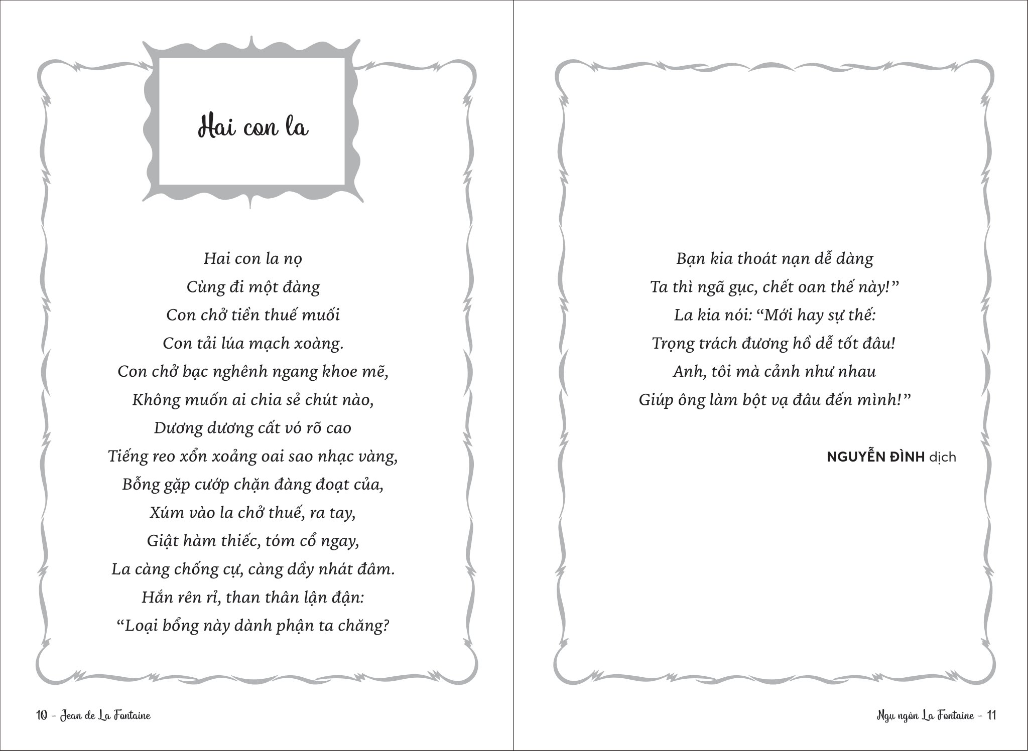 tác phẩm chọn lọc - văn học pháp - ngụ ngôn la fontaine