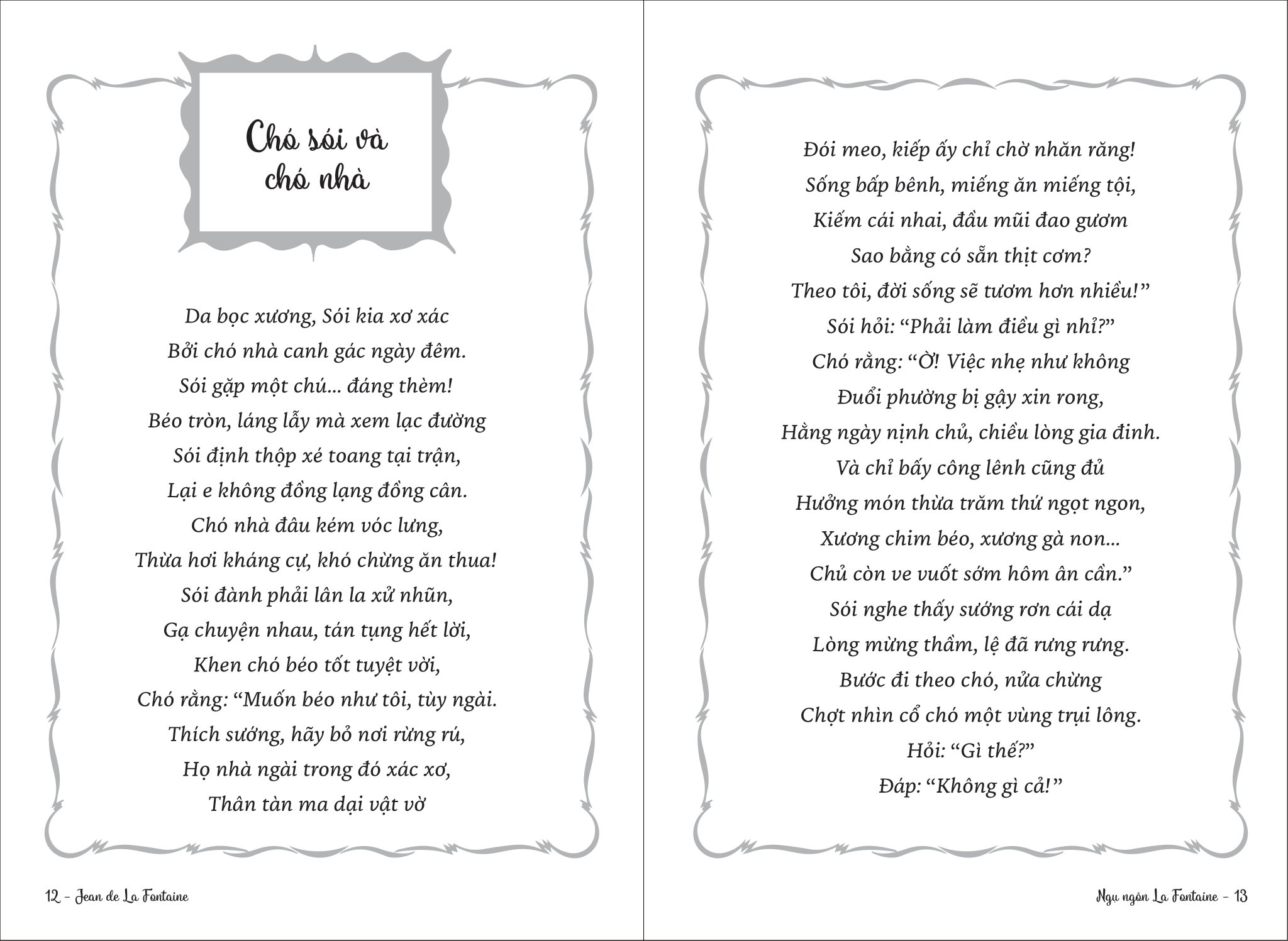 tác phẩm chọn lọc - văn học pháp - ngụ ngôn la fontaine