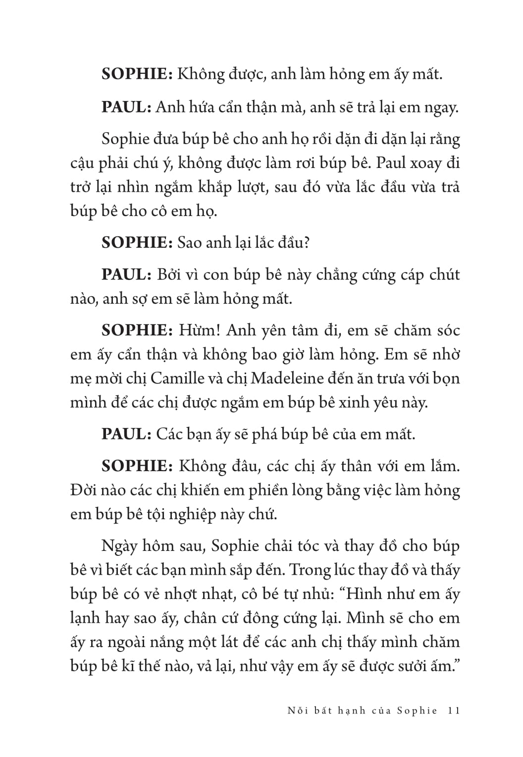 tác phẩm chọn lọc - văn học pháp - nỗi bất hạnh của sophie (tái bản 2025)