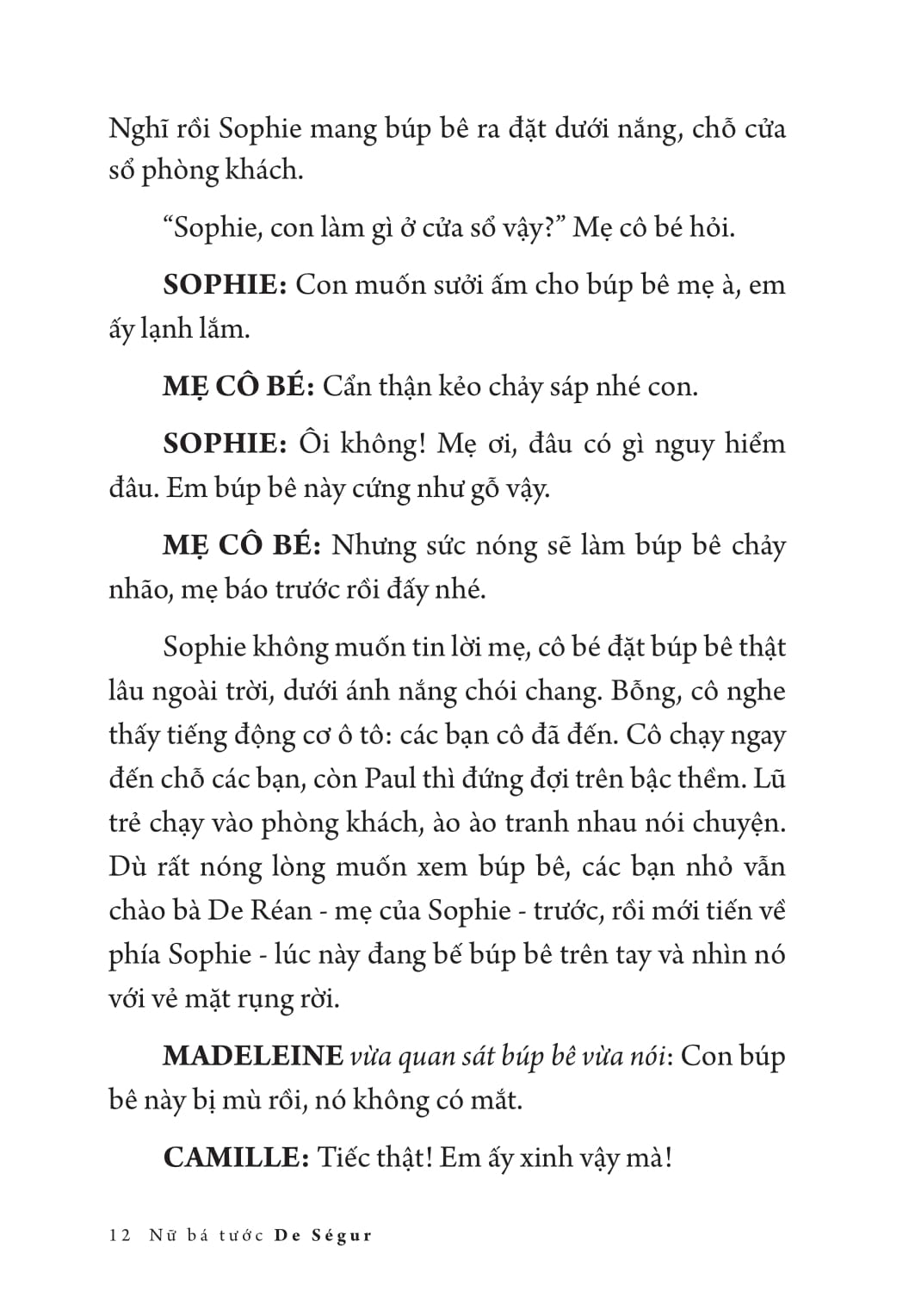 tác phẩm chọn lọc - văn học pháp - nỗi bất hạnh của sophie (tái bản 2025)