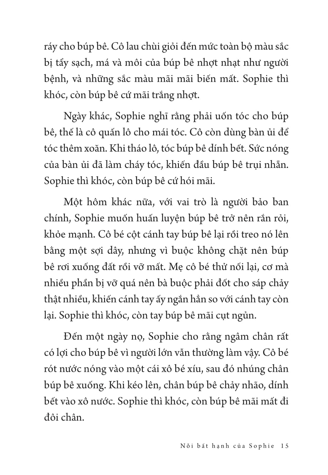 tác phẩm chọn lọc - văn học pháp - nỗi bất hạnh của sophie (tái bản 2025)