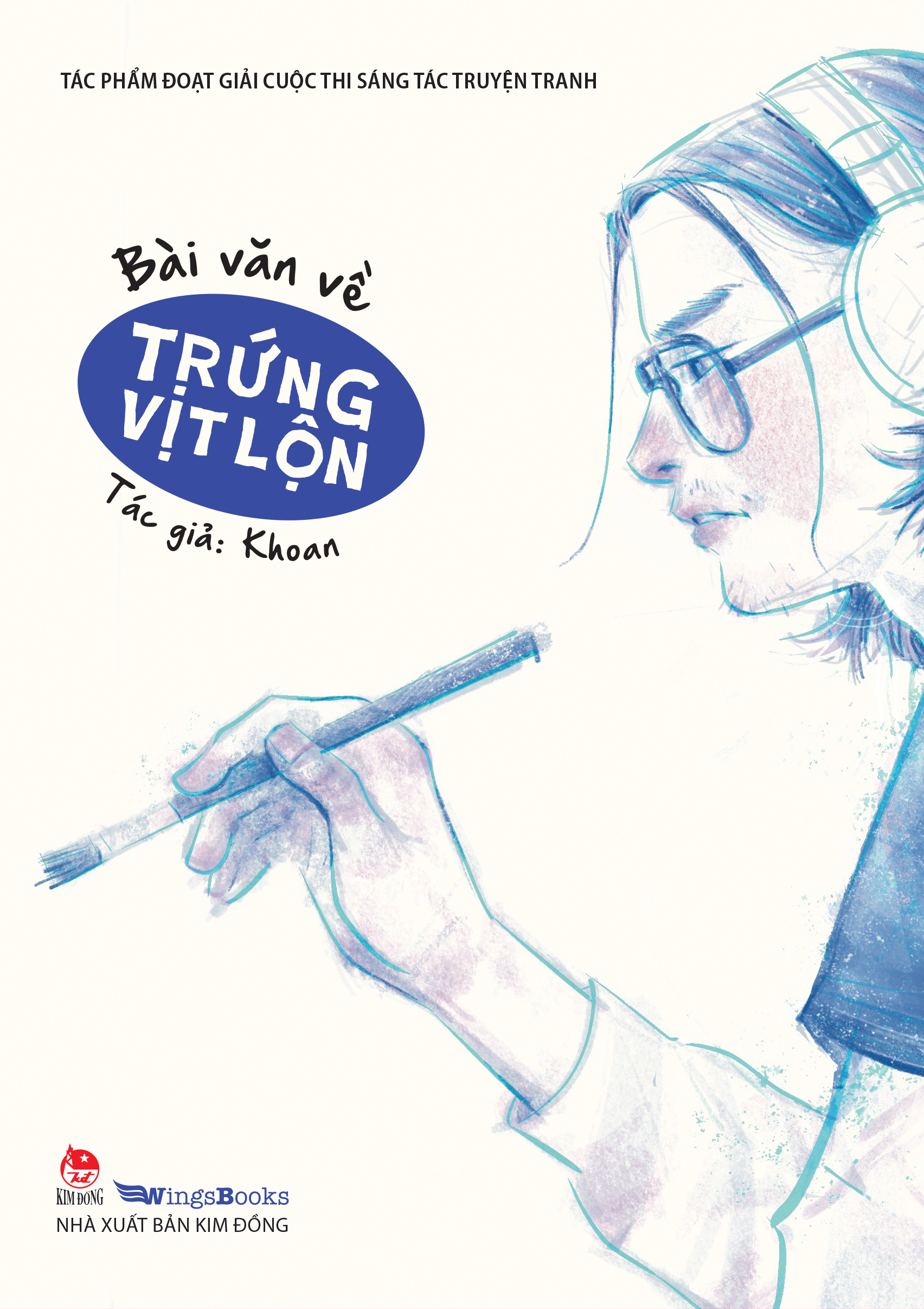 Tac Pham Doat Giai Cuoc Thi Sang Tac Truyen Tranh - Bai Van Ve Trung Vit Lon - Ma Mere Vend Des Baluts - Song Ngu Viet-Phap