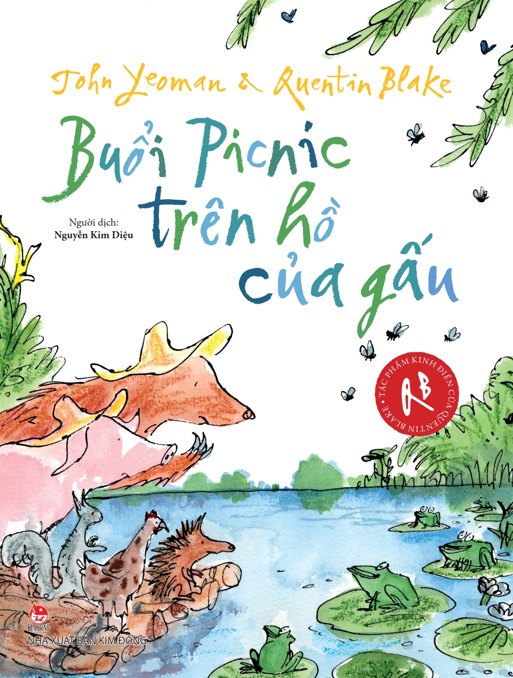 tác phẩm kinh điển của quentin blake - buổi picnic trên hồ của gấu