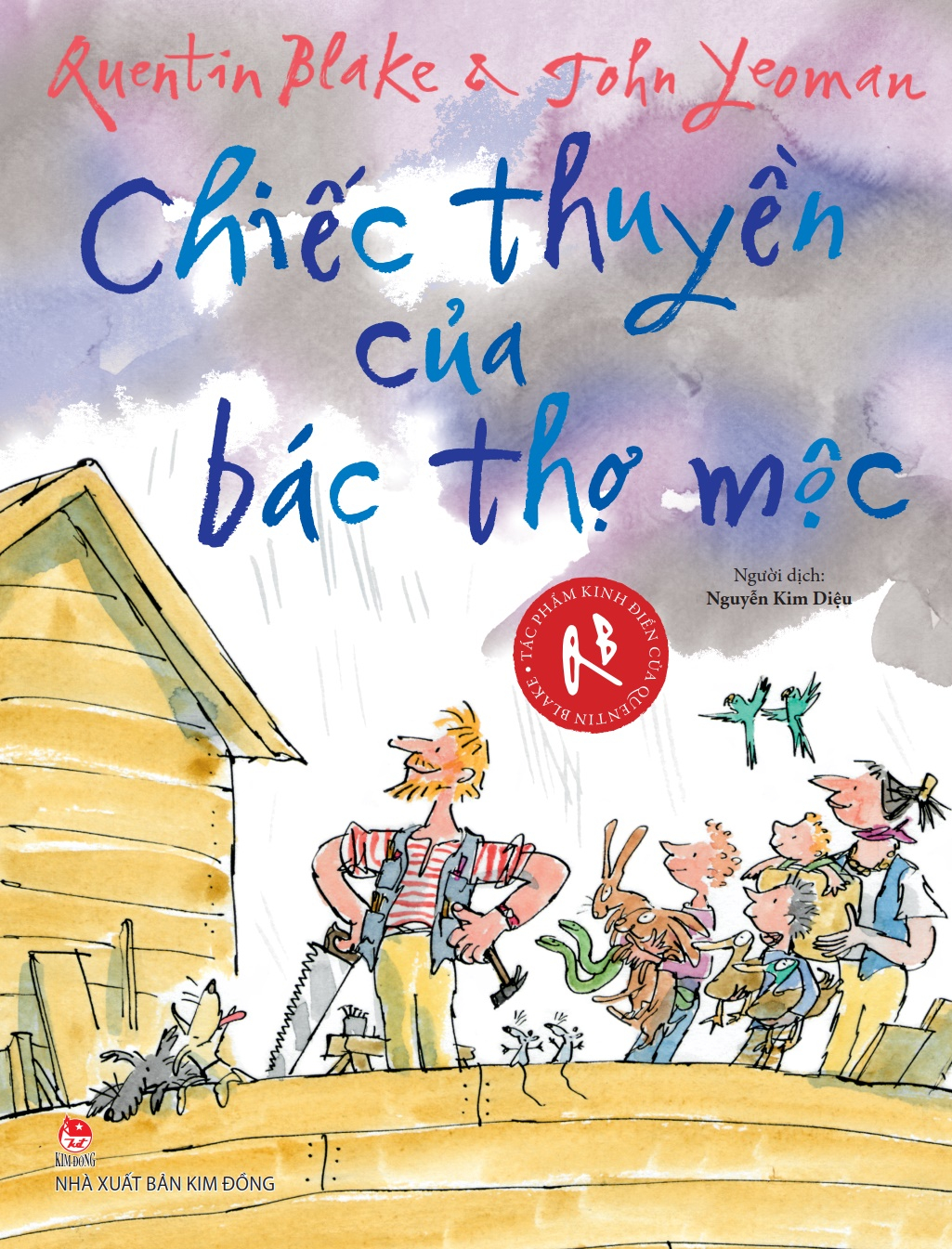 tác phẩm kinh điển của quentin blake - chiếc thuyền của bác thợ mộc