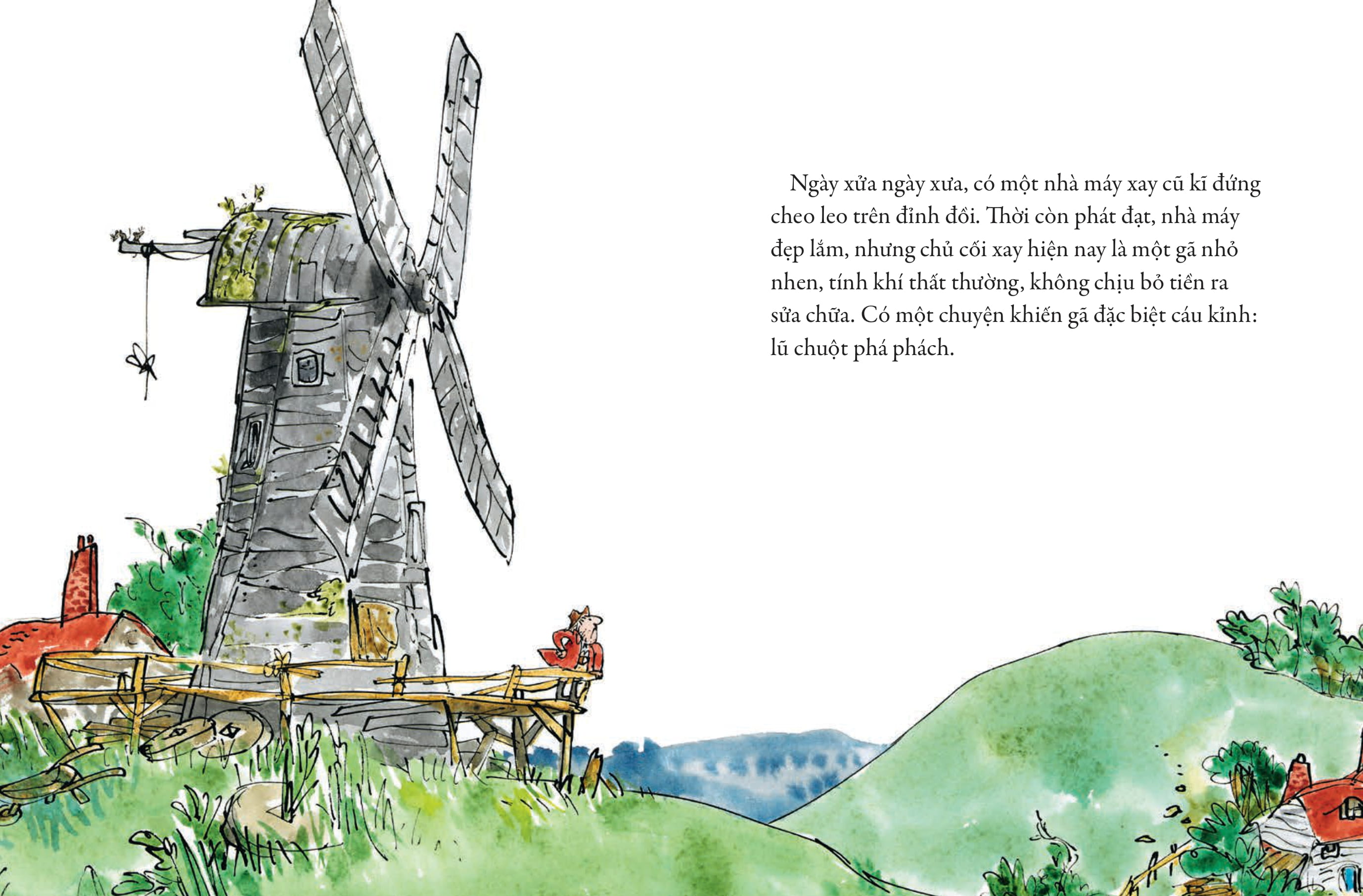 tác phẩm kinh điển của quentin blake - chuyện chuột cứu mèo