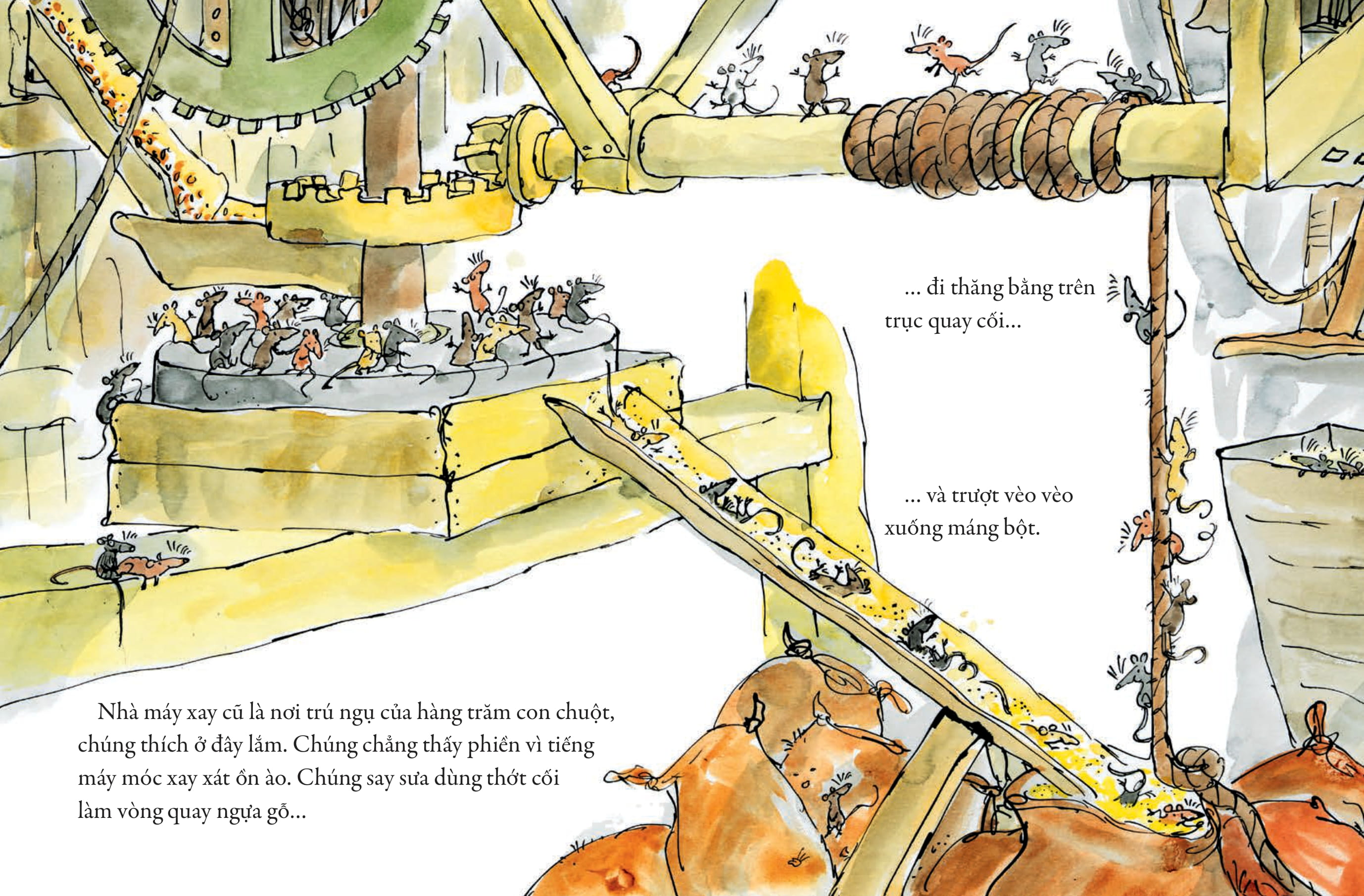 tác phẩm kinh điển của quentin blake - chuyện chuột cứu mèo