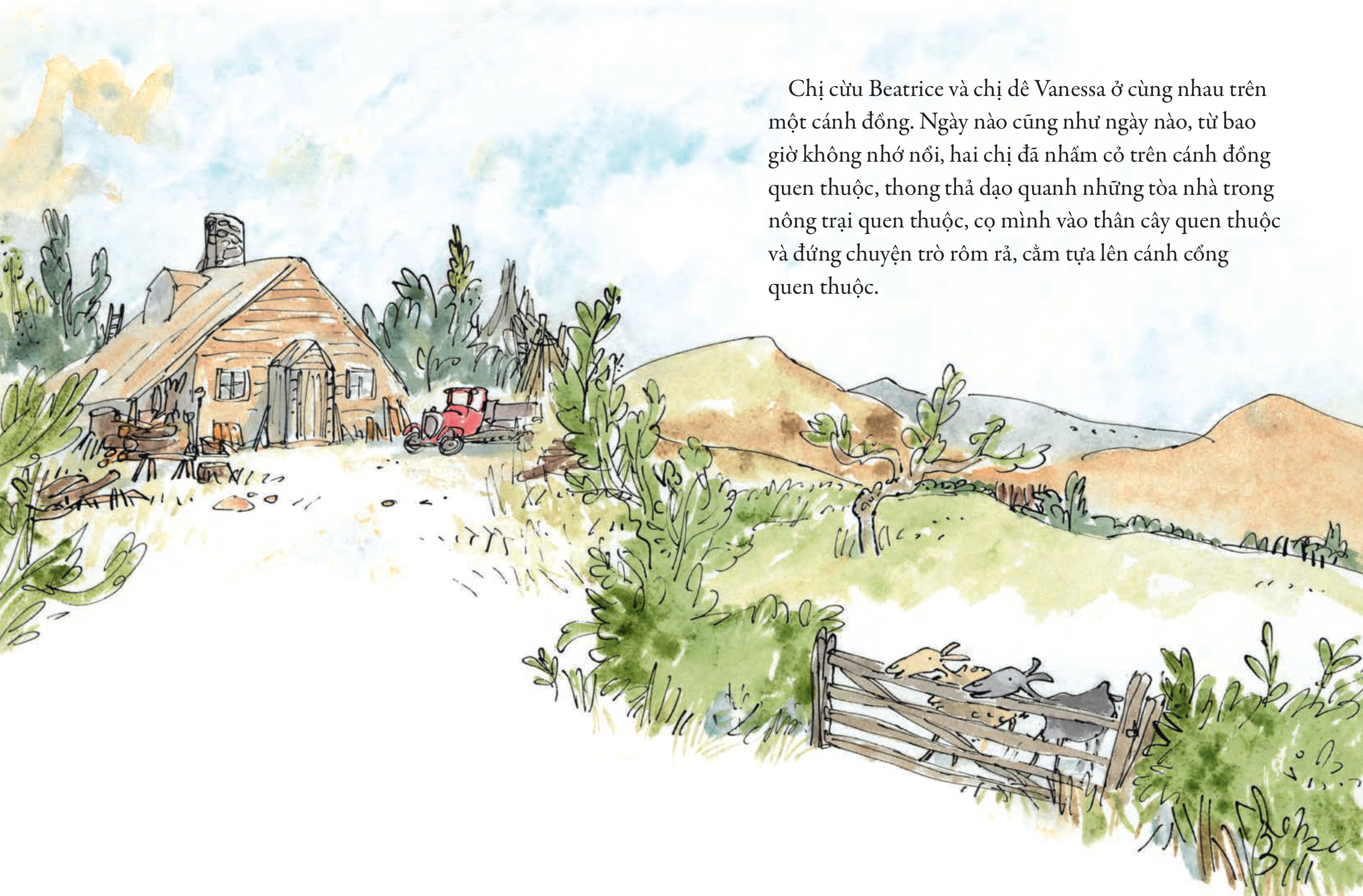 tác phẩm kinh điển của quentin blake - cừu và dê