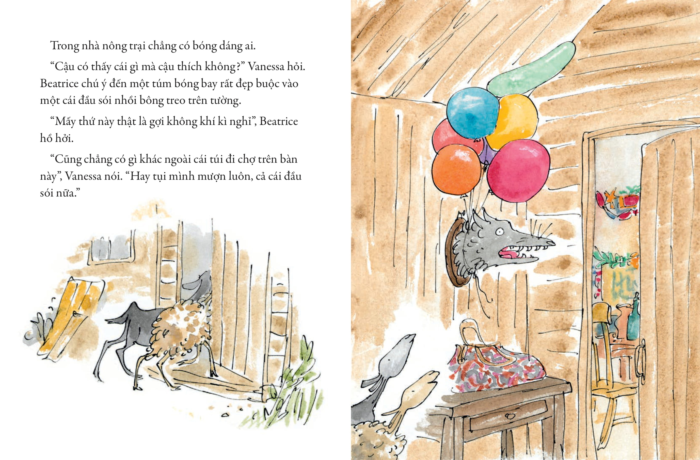 tác phẩm kinh điển của quentin blake - cừu và dê