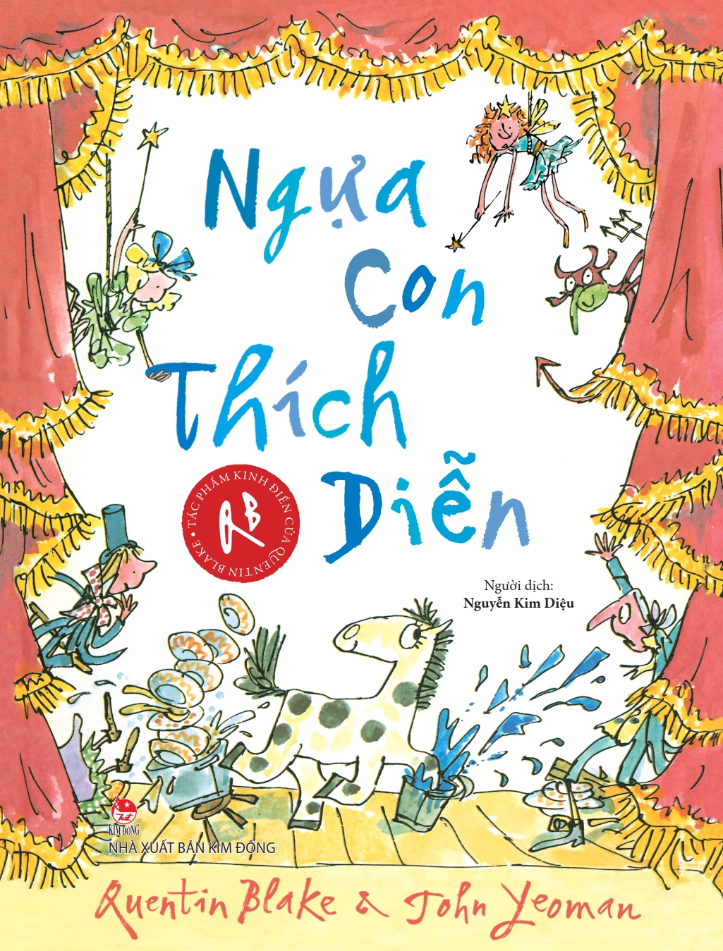 tác phẩm kinh điển của quentin blake - ngựa con thích diễn