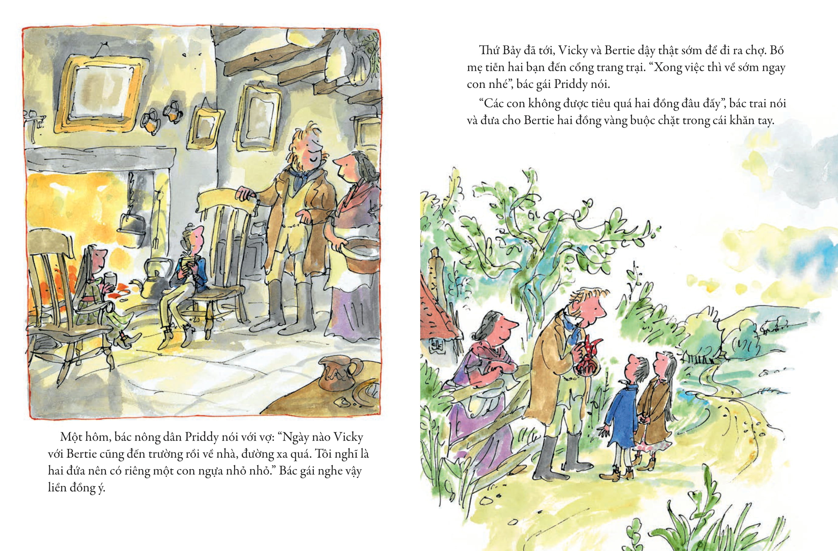 tác phẩm kinh điển của quentin blake - ngựa con thích diễn