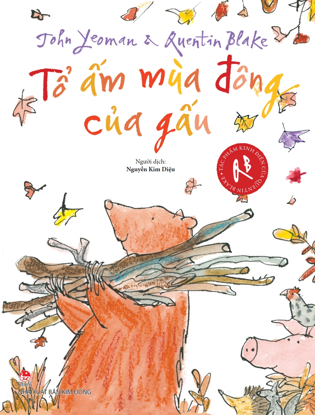 tác phẩm kinh điển của quentin blake - tổ ấm mùa đông của gấu