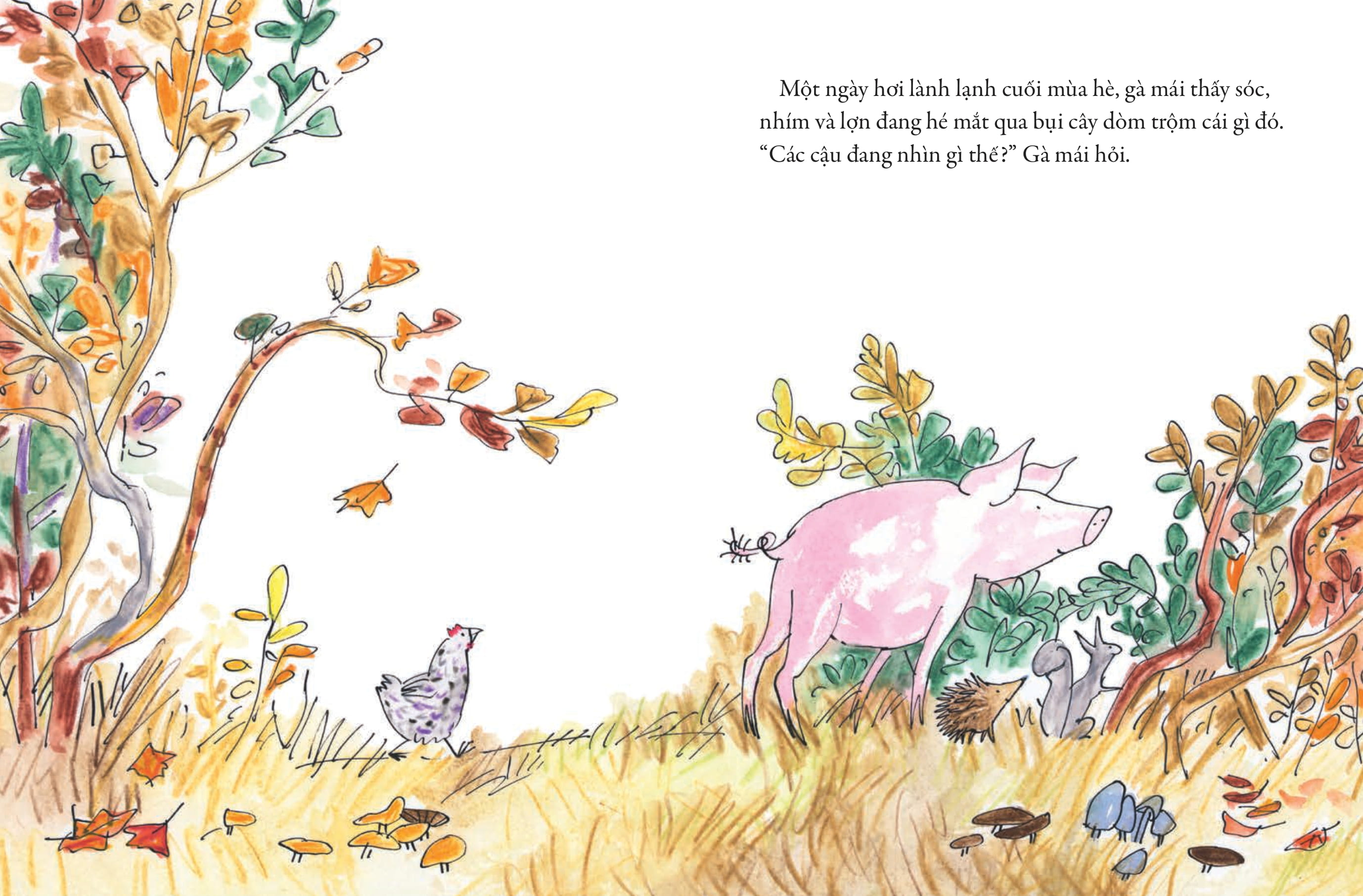 tác phẩm kinh điển của quentin blake - tổ ấm mùa đông của gấu