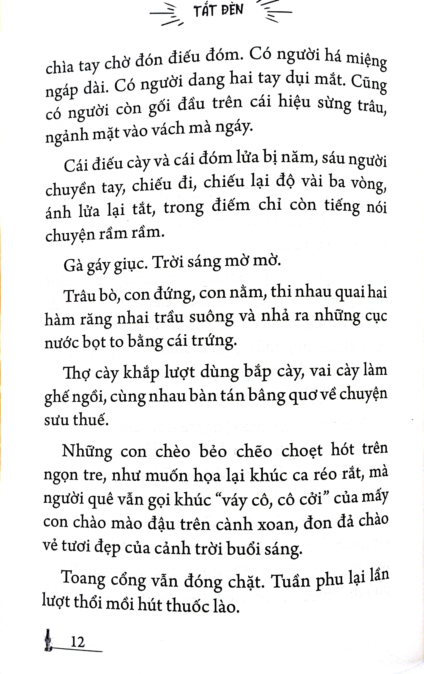 tác phẩm văn học trong nhà trường - tắt đèn