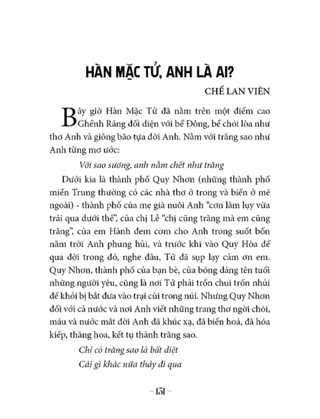 tác phẩm văn học trong nhà trường - thơ hàn mặc tử