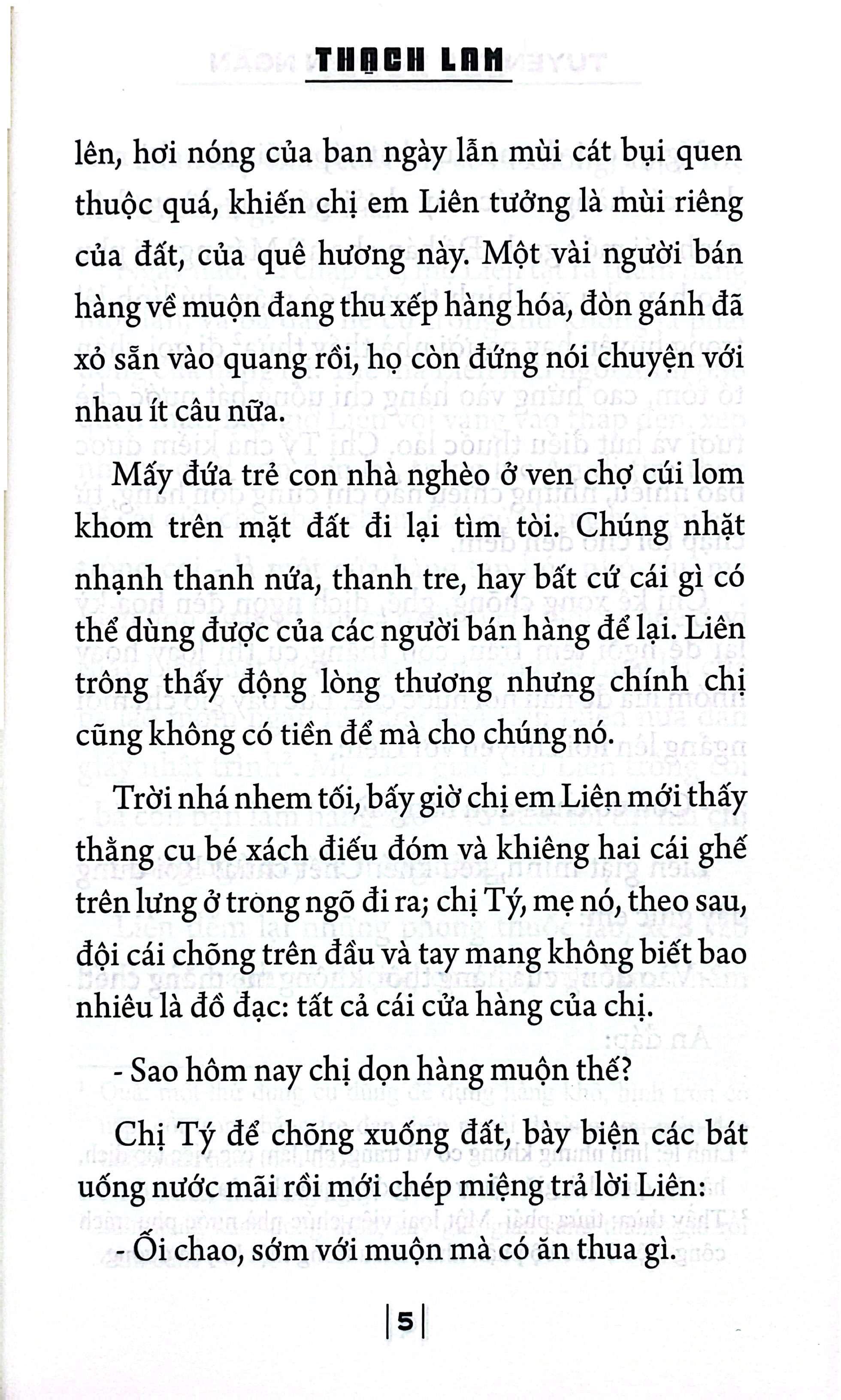 Tác Phẩm Văn Học Trong Nhà Trường - Tuyển Tập Truyện Ngắn Thạch Lam