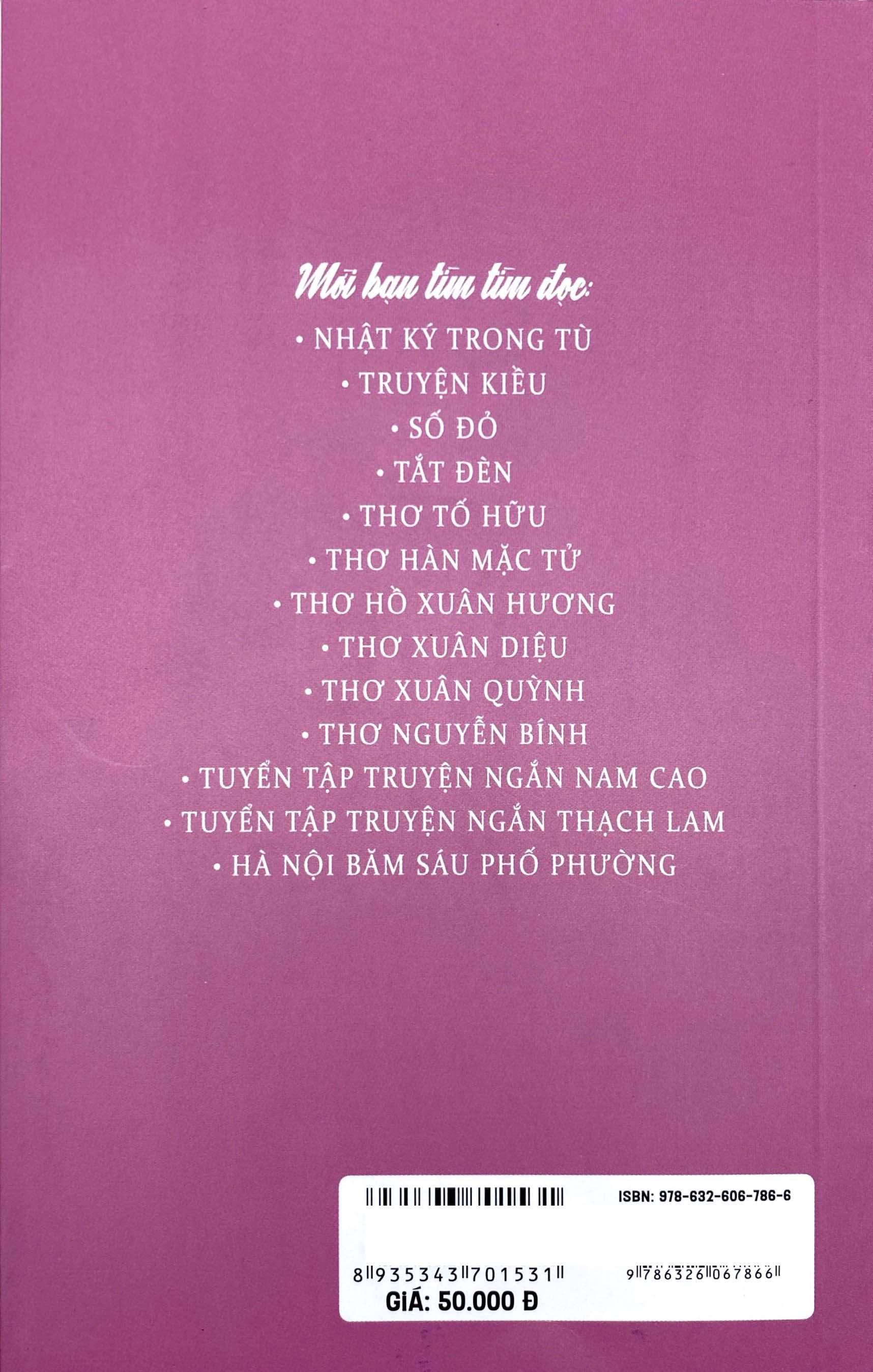 Tác Phẩm Văn Học Trong Nhà Trường - Tuyển Tập Truyện Ngắn Thạch Lam