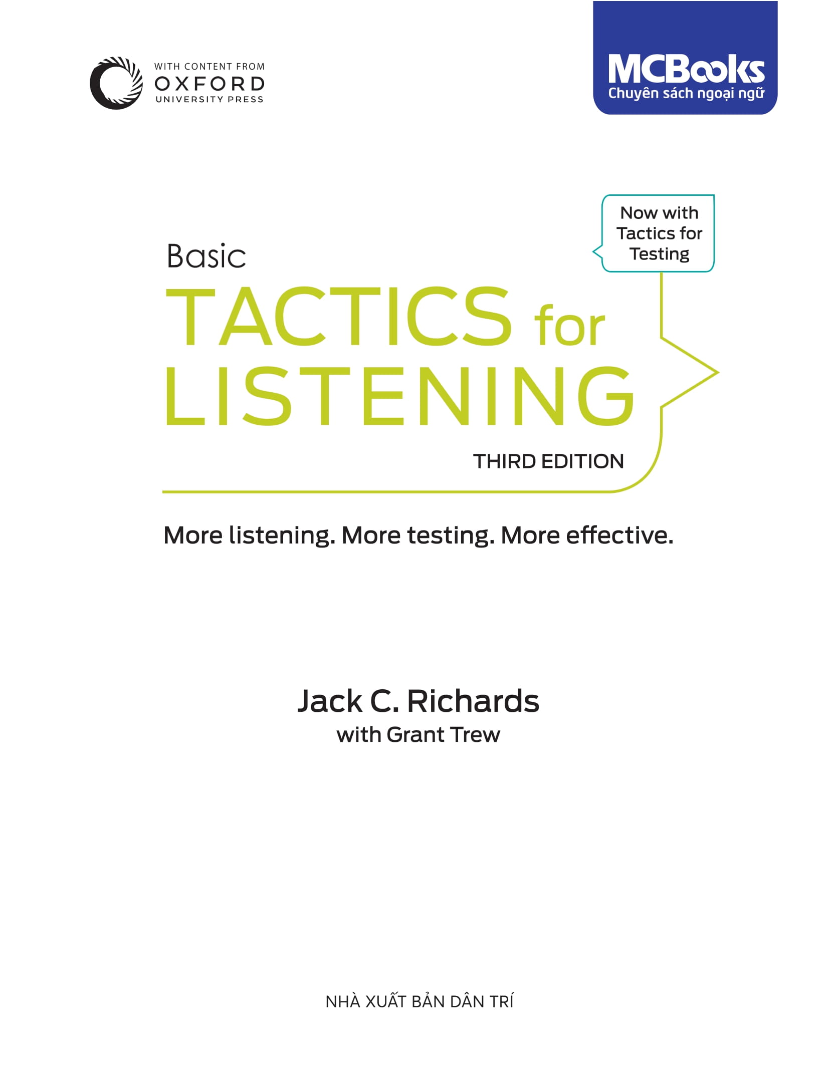 Tactics For Listening - Basic - Chiến Thuật Luyện Nghe Tiếng Anh Cơ Bản