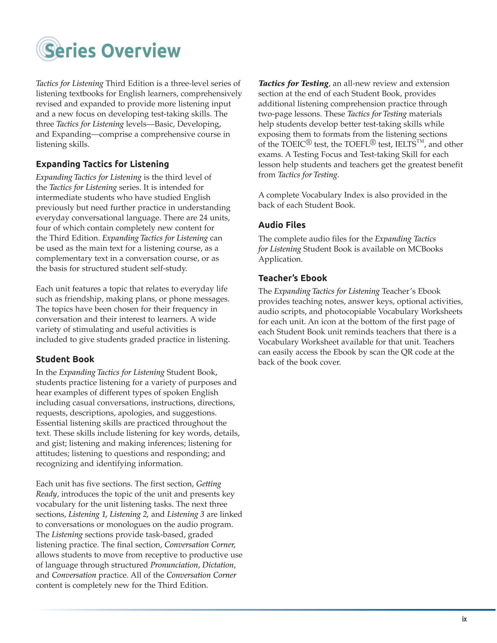 Tactics For Listening - Expanding - Chien Thuat Luyen Nghe Tieng Anh Nang Cao