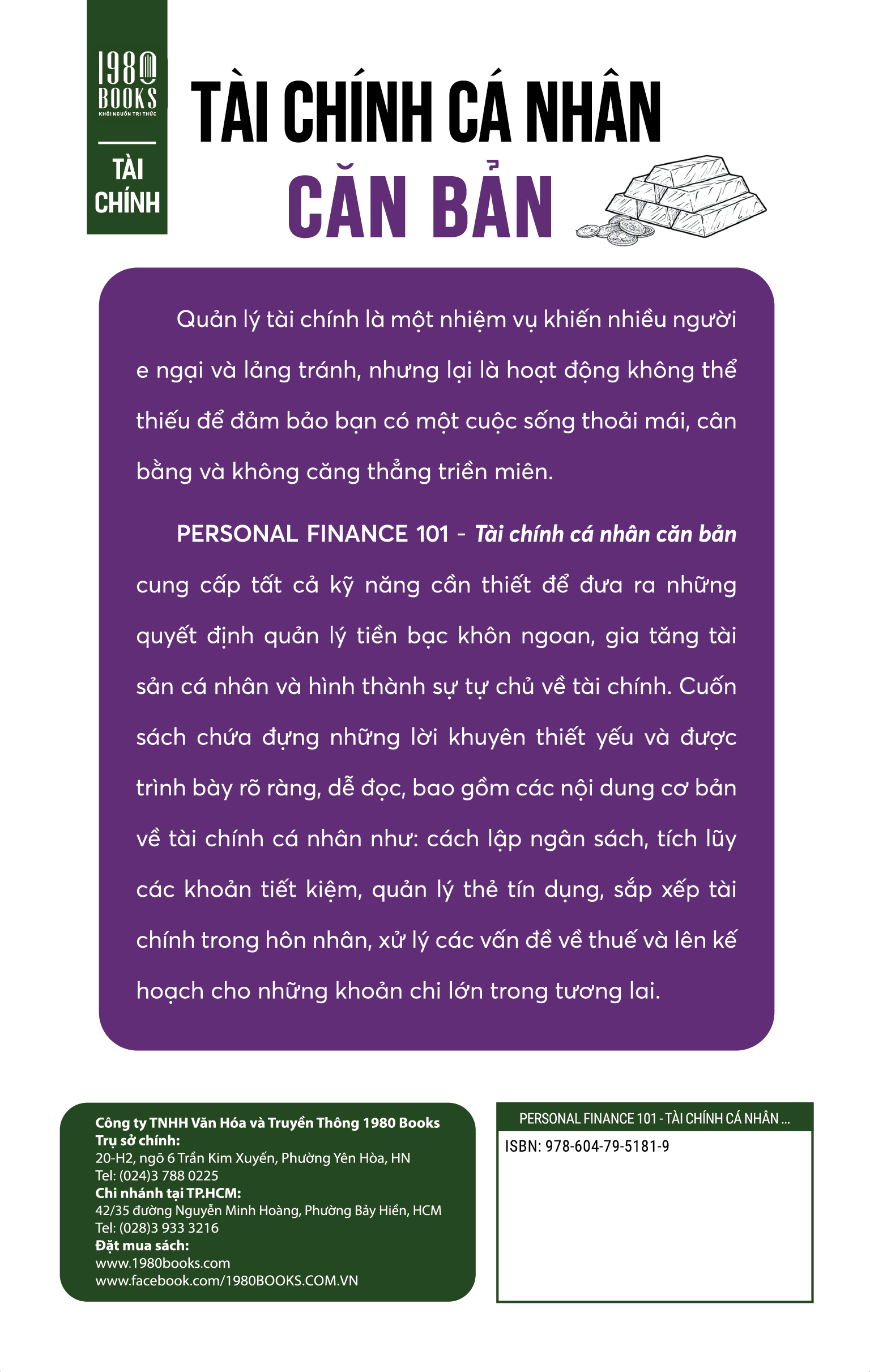 Tai Chinh Ca Nhan Can Ban - Personal Finance 101