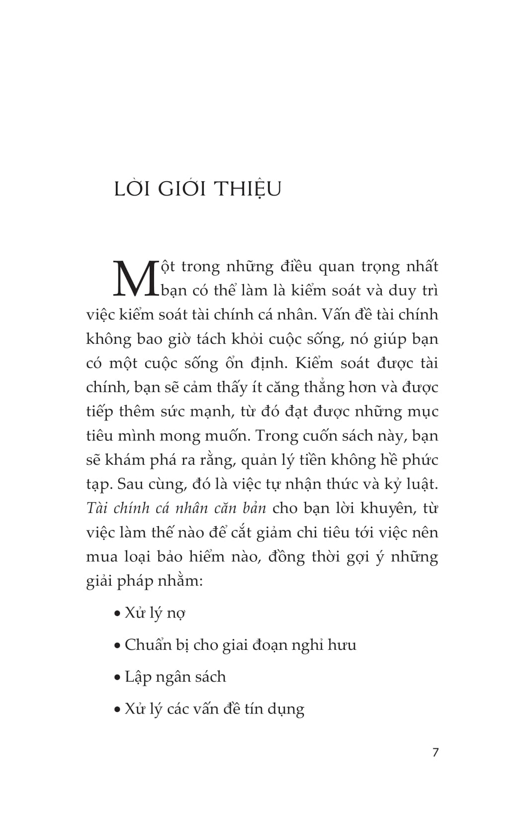 Tai Chinh Ca Nhan Can Ban - Personal Finance 101