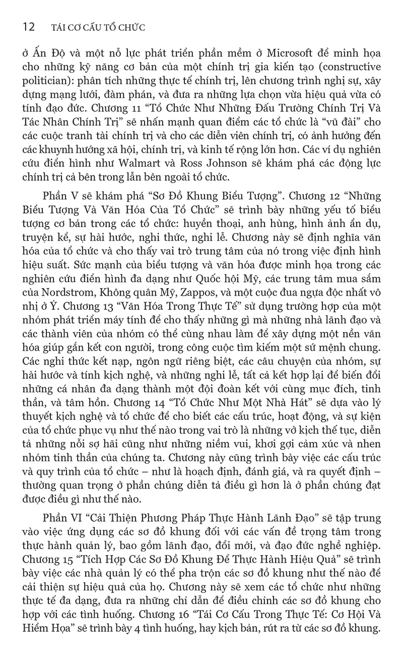 tái cơ cấu tổ chức