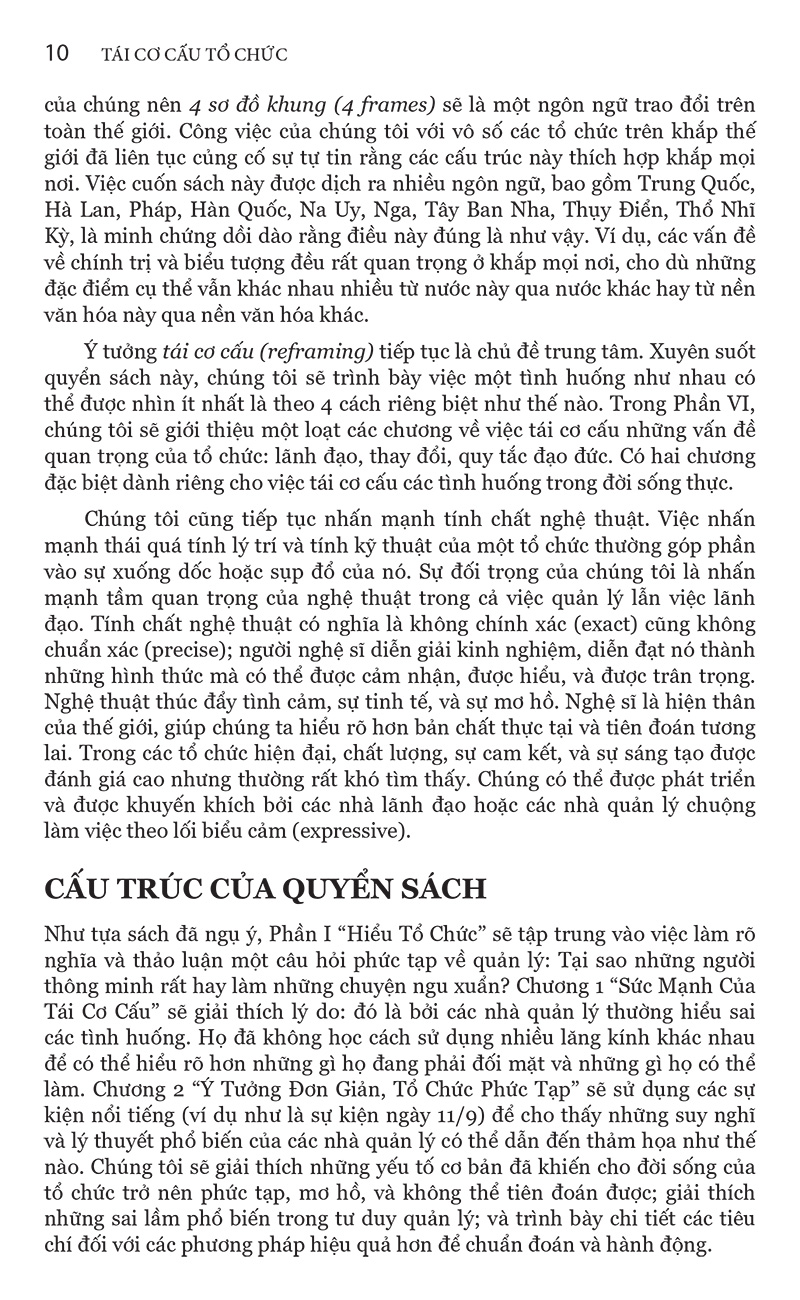 tái cơ cấu tổ chức - bìa cứng (tái bản)