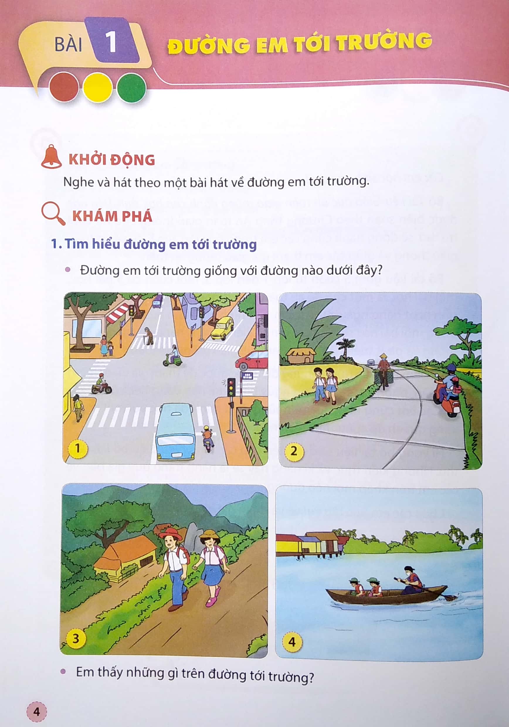 tài liệu giáo dục an toàn giao thông dành cho học sinh - lớp 1