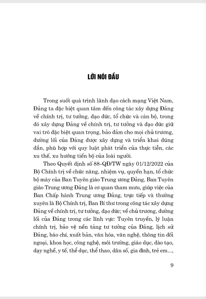 tài liệu nhận thức và triển khai công tác xây dựng đảng về chính trị, tư tưởng, đạo đức trong giai đoạn hiện nay